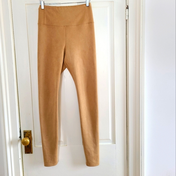 🔥 WINTER SALE - WILFRED FREE - Faux suede daria leggings in camel - Picture 6 of 9
